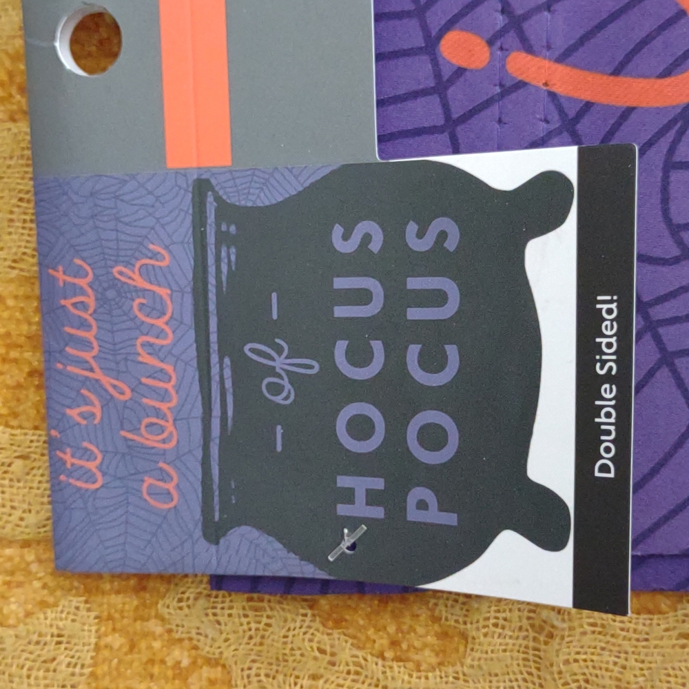 IT'S JUST A BUNCH OF HOCUS POCUS Double Sided Mini Flag